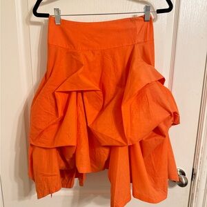 Orange Women's Skirt
